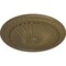 Ekena Millwork Alexa Ceiling Medallion (Fits Canopies up to 3"), Hand-Painted Mississippi Mud, 15"OD x 1 3/4"P CM14AXMMF - alternate 4